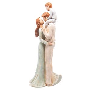 Família Decorativa 28,5cm em Resina Wolff