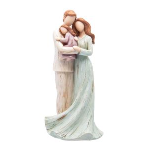 Família Decorativa 25cm em Resina Wolff