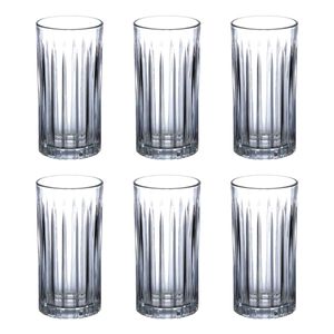 Jogo de Copos Alto Egeu 6 Peças 390ml em Vidro Hauskraft