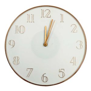 Relógio de Parede Decorativo 30cm em Plástico Livon