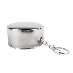 Copo dobrável de inox 140ml Golden Rio