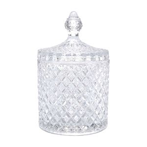 Potiche C/ Tampa Litt 14,5cm em Cristal Wolff