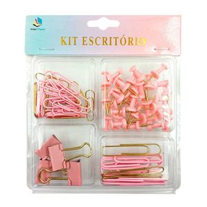 Kit Escritório Color 4 Modelos em Metal Interponte