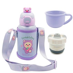 Garrafa Térmica Infantil C/ Capa 500ml em Aço Inox Top Útil
