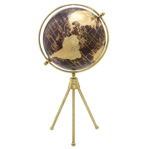 Globo Decorativo 35x18cm em Metal e Plástico Mabruk