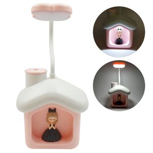 Luminária de Mesa Casinha LED 30,5cm em Plástico Interponte