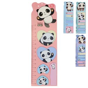 Bloco de Notas Auto Adesivo Panda 21x6,5cm em Papel Livon