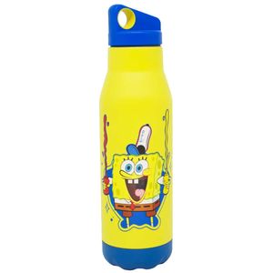 Garrafa Space Bob Esponja 600ml em Aço Inox Zona Criativa