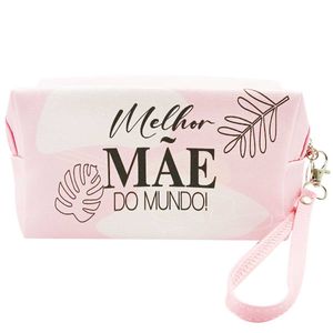 Nécessaire Mãe C/ Alça 17,5x9,5cm em Poliéster Interponte