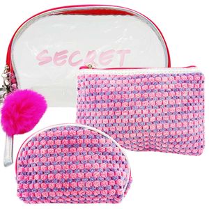 Kit Nécessaire Secret 3 Peças em PVC Interponte