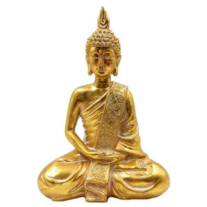 Buda Decorativo 24x17x10cm Em Resina Brascontinental