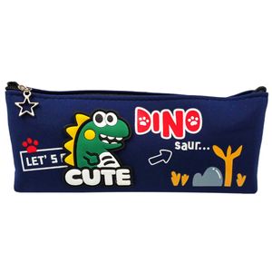 Estojo Dino Cute 21,5x9,5cm em Poliéster Interponte