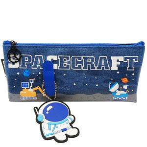 Estojo Astronauta 21x8,5cm em Poliéster Interponte