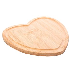 Bandeja Heart 17x16,5cm em Bambu Lyor