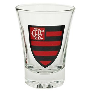 Copo Shot Flamengo 60ml Em Vidro Allmix