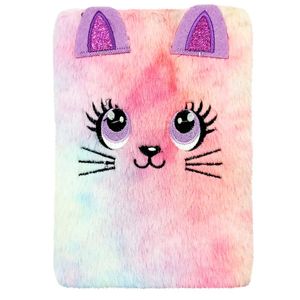 Agenda De Pelúcia Gatinho 22x15cm em Papel Interponte