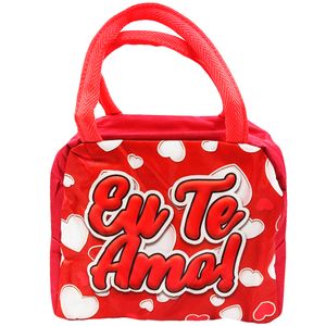 Bolsa Térmica Amor 22x18,5cm em Poliéster Interponte