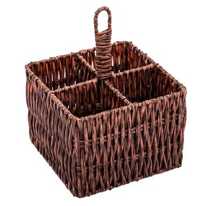 Porta Talher Trançado 20cm em Metal Lyor