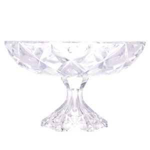 Centro de Mesa Diamond 32,5cm em Cristal Lyor