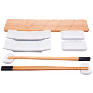 Kit Sushi Nagoya 9 Peças em Bambu Lyor