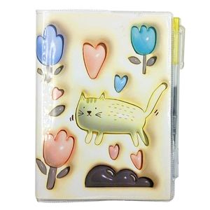 Caderno de Anotação Gato C/ Caneta 13x9,4cm em Papel Michael Judi