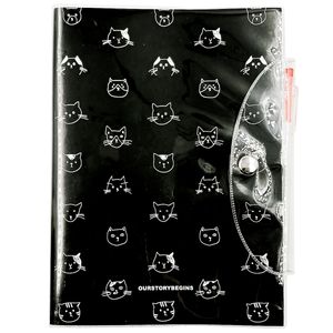 Caderno de Anotação Gato e Cachorro C/ Caneta 14,2x19,8cm em Papel Michael Judi