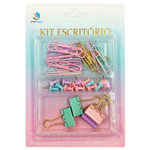 Kit Escritório 3 Modelos Em Plástico/ Metal Interponte