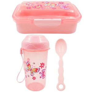 Kit Marmita Infantil 2 Peças 350ml em Plástico Interponte
