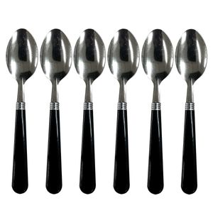 Jogo de Colher 6 Peças 18,5cm em Aço Inox Livon