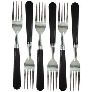 Jogo de Garfos 6 Peças 19,5cm em Aço Inox Livon
