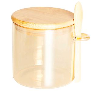 Porta Mantimento C/ Colher 500ml em Vidro Dynasty