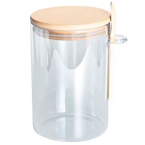 Porta Mantimento C/ Colher 900ml em Vidro Dynasty
