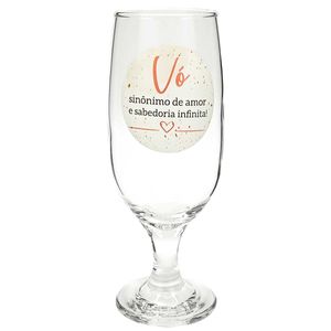 Taça Avó Sinonimo de Amor 300ml em Vidro Artebel