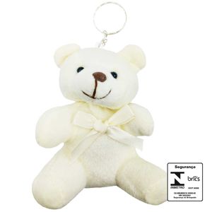 Chaveiro Urso de Pelúcia 10cm em Poliéster Interponte