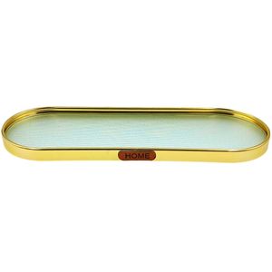 Bandeja Home Decorativa 30x10cm em Vidro FWB