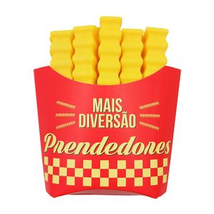 Prendedor de Embalagem Batata Frita 10 Peças em Plástico FWB