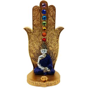 Porta Incenso Buda Decorativo 15cm em Resina Youbai