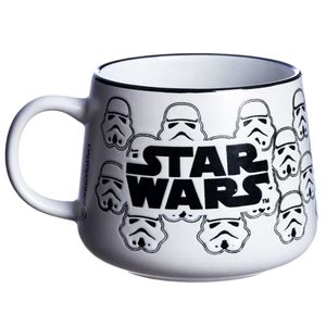 Caneca Star Wars 500ml Em Cerâmica Zona Criativa