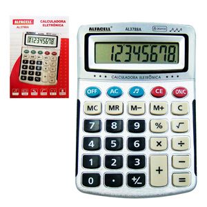 Calculadora Eletrônica Musical 8 Dígitos 15x11cm em Plástico Imporiente