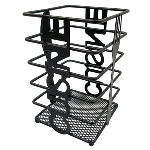 Porta Talher Quadrado 10x10cm em Metal Casita