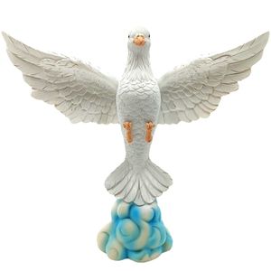 Enfeite Decorativo Espirito Santo 22cm Em Resina Taimes