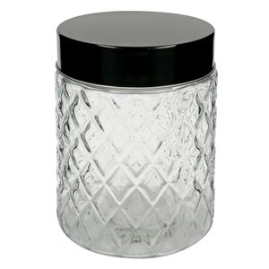 Pote C/ Tampa Diamond 800ml em Vidro Wellmix