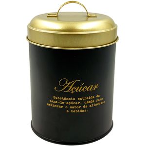Lata Classic Açucar 13x11cm em Metal Newway