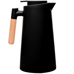 Garrafa Térmica C/ Cabo Madeira 1L Em Plástico Lyor
