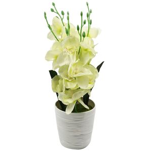 Orquídea Decorativa Artificial 32x10cm em Plástico Sutt