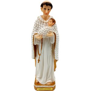 Santo Antônio Decorativo 20cm em Resina Taimes