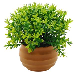 Vaso Decorativo C/ Planta Artificial 10x10cm Em Plástico Sutt