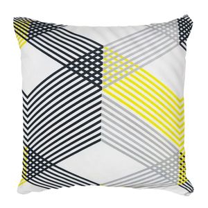Capa de Almofada Geométrico 43x43cm em Tecido FWB