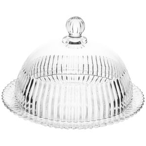 Queijeira Imperatriz 20x13,5cm em Cristal Wolff