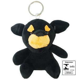 Chaveiro Cachorro De Pelúcia 10cm Em Poliéster Fizzy